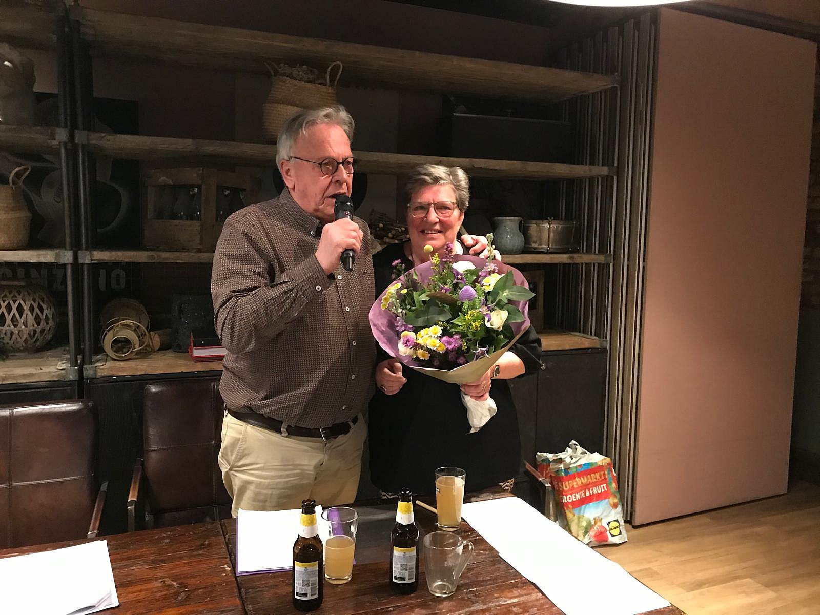 Afscheid Lucie van Oerle en benoeming Ad van Tilburg als bestuurslid bij BS