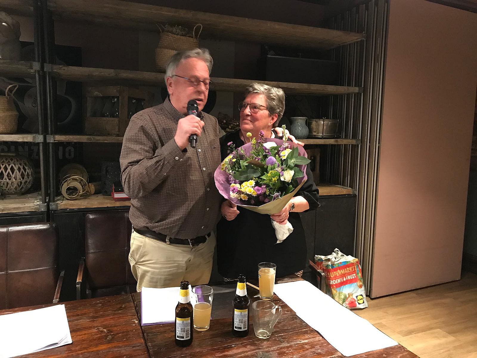 Afscheid Lucie van Oerle en benoeming Ad van Tilburg als bestuurslid bij BS